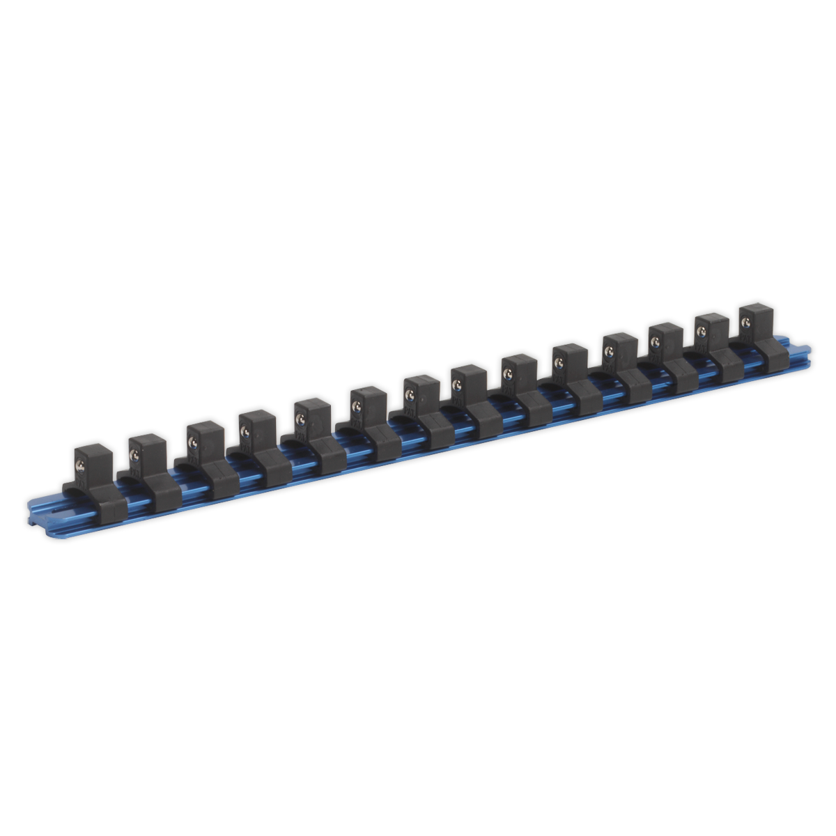 Premier Aluminium Socket Retaining Rail with 14 Clips 3/8