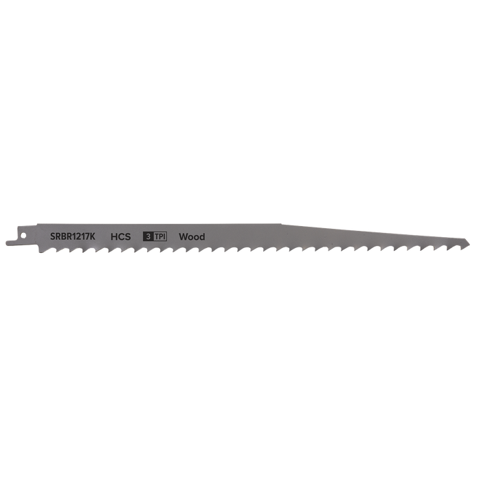 Reciprocating Saw Blade for Pruning & Coarse Wood 300mm 3tpi - Pack of 5 | SRBR1217K