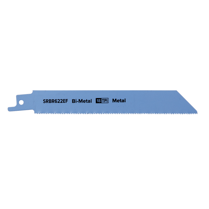 Reciprocating Saw Blade for Metal 150mm 18tpi - Pack of 5 | SRBR622EF
