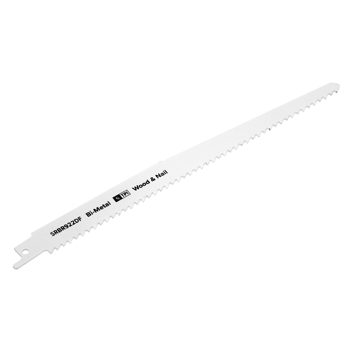 Reciprocating Saw Blade for Wood & Nails 230mm 6tpi - Pack of 5 | SRBR922DF