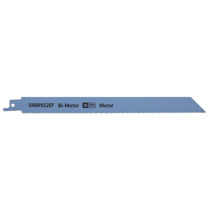 Reciprocating Saw Blade for Metal 230mm 18tpi - Pack of 5 | SRBR922EF
