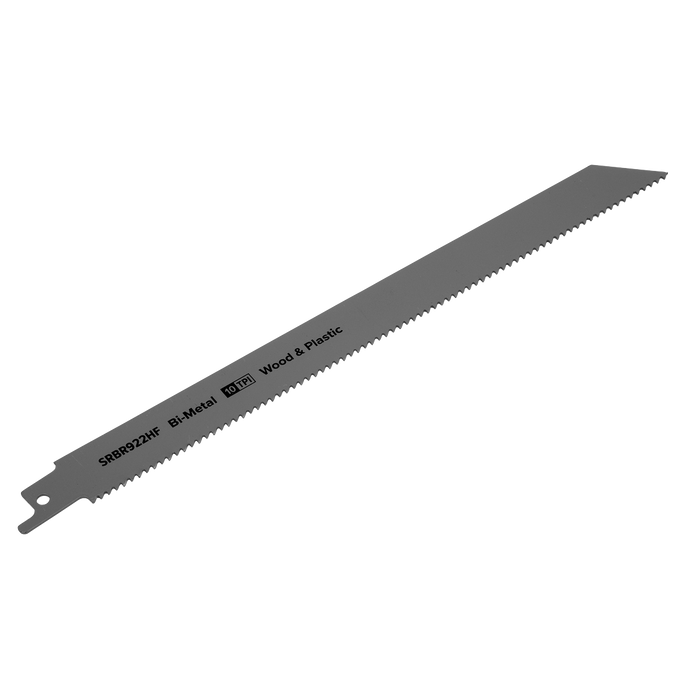 Reciprocating Saw Blade for Wood & Plastics 230mm 10tpi - Pack of 5 | SRBR922HF