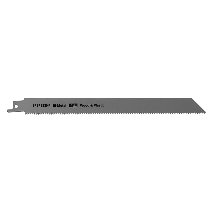 Reciprocating Saw Blade for Wood & Plastics 230mm 10tpi - Pack of 5 | SRBR922HF