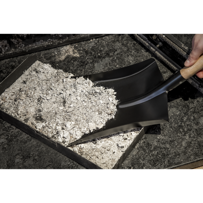 Coal shovel 8" with 228mm Wooden Handle | SS09