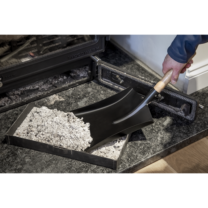 Coal shovel 8" with 228mm Wooden Handle | SS09