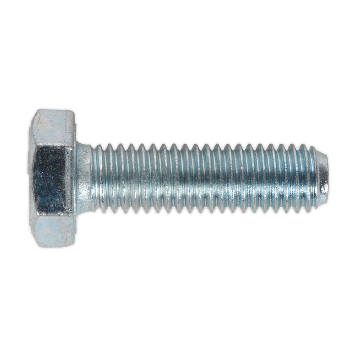 8.8 Zinc Plated HT Setscrew M10 x 35mm, DIN 933 - Pack of 25 | SS1035