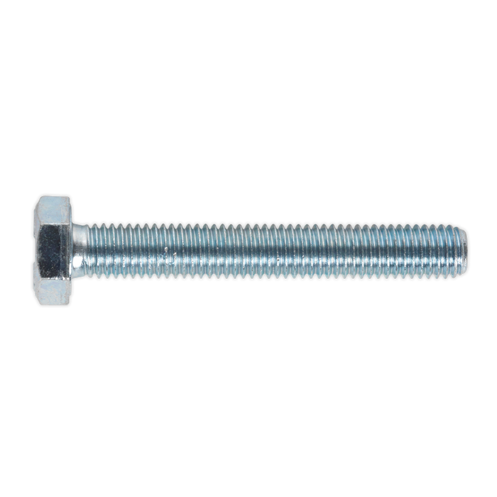 8.8 Zinc Plated HT Setscrew M10 x 70mm, DIN 933 - Pack of 25 | SS1070