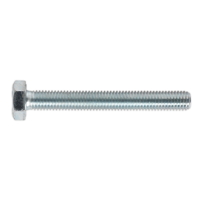 8.8 Zinc Plated HT Setscrew M10 x 80mm, DIN 933 - Pack of 25 | SS1080