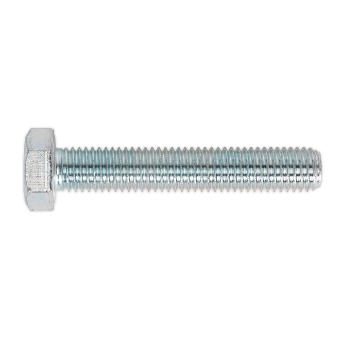 8.8 Zinc Plated HT Setscrew M14 x 80mm, DIN 933 - Pack of 10 | SS1480