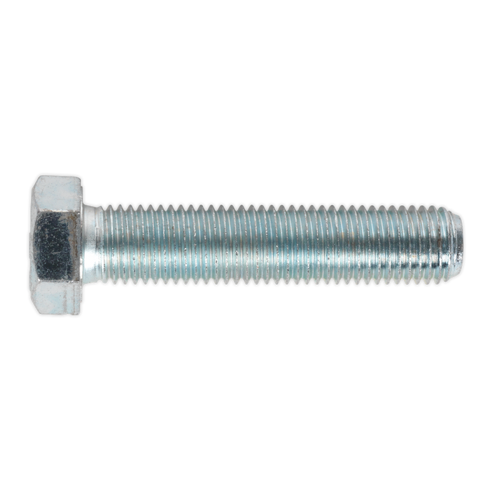 8.8 Zinc Plated HT Setscrew M16 x 75mm, DIN 933 - Pack of 10 | SS1675