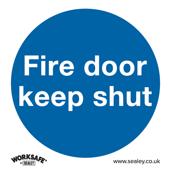 Worksafe® Fire Door Keep Shut Safety Sign - Rigid Plastic | SS1P1