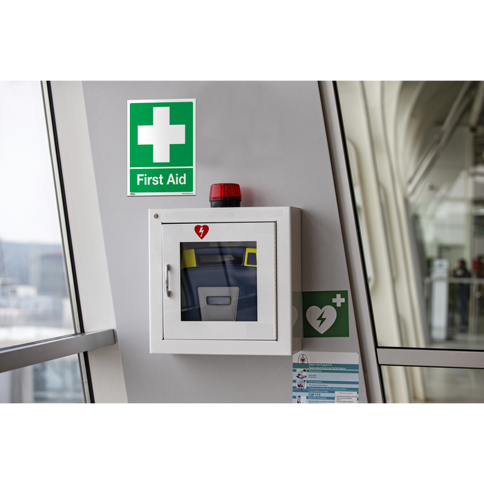Worksafe® First Aid Safety Sign - Self-Adhesive Vinyl | SS26V1