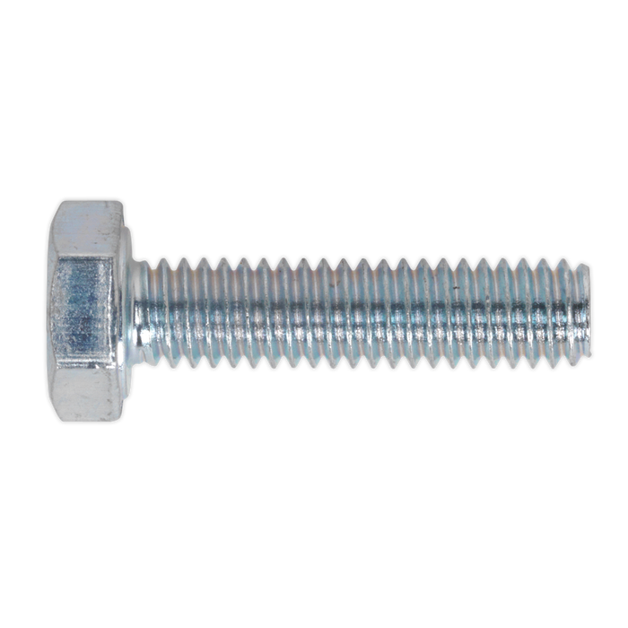 8.8 Zinc Plated HT Setscrew M4 x 10mm, DIN 933 - Pack of 50 | SS410