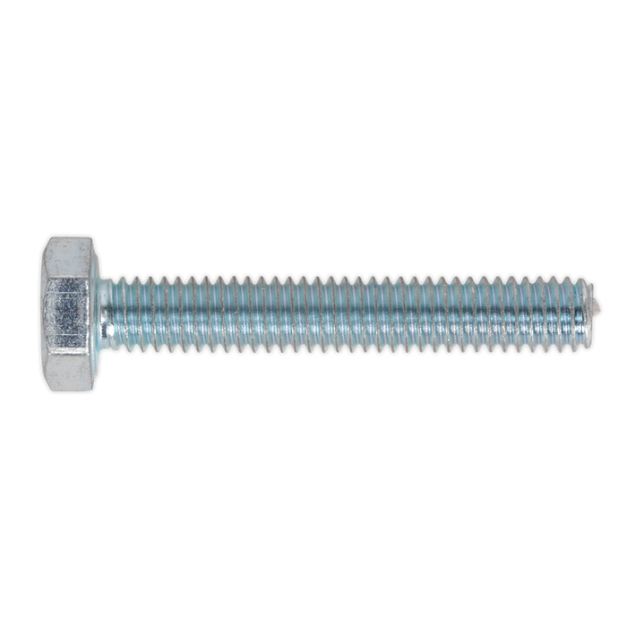 8.8 Zinc Plated HT Setscrew M4 x 25mm, DIN 933 - Pack of 50 | SS425