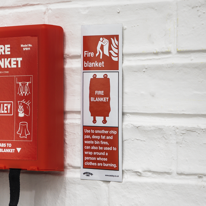 Worksafe® Fire Blanket Safety Sign - Rigid Plastic | SS53P1