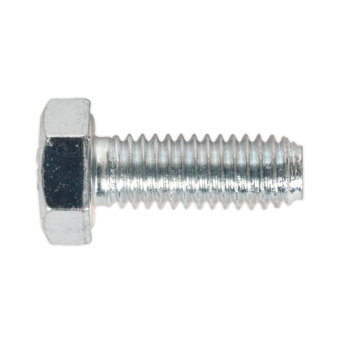 8.8 Zinc Plated HT Setscrew M6 x 16mm, DIN 933 - Pack of 50 | SS616
