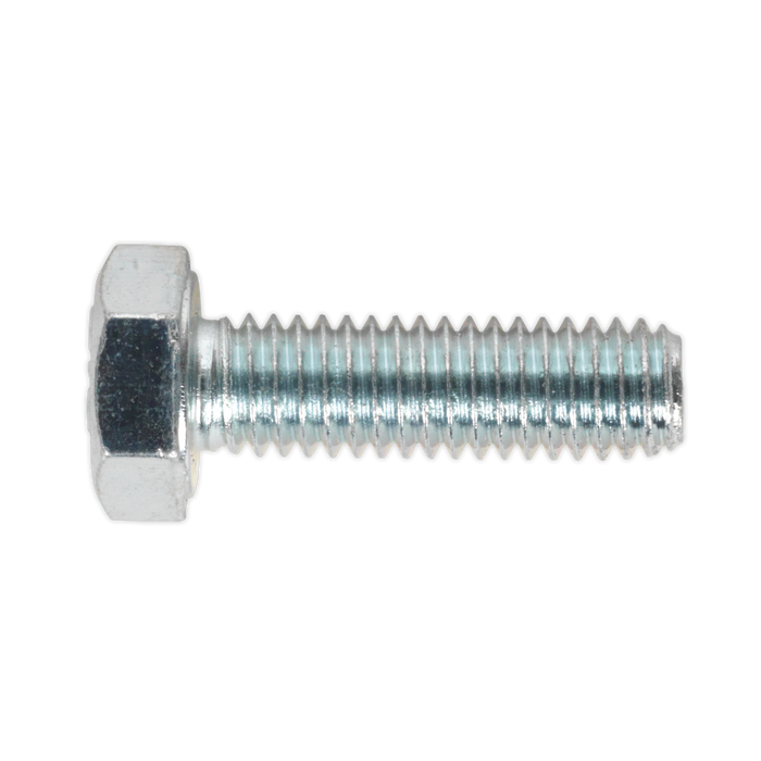 8.8 Zinc Plated HT Setscrew M6 x 20mm, DIN 933 - Pack of 50 | SS620