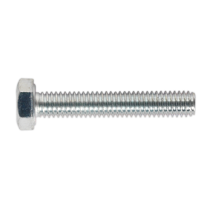 8.8 Zinc Plated HT Setscrew M6 x 35mm, DIN 933 - Pack of 50 | SS635