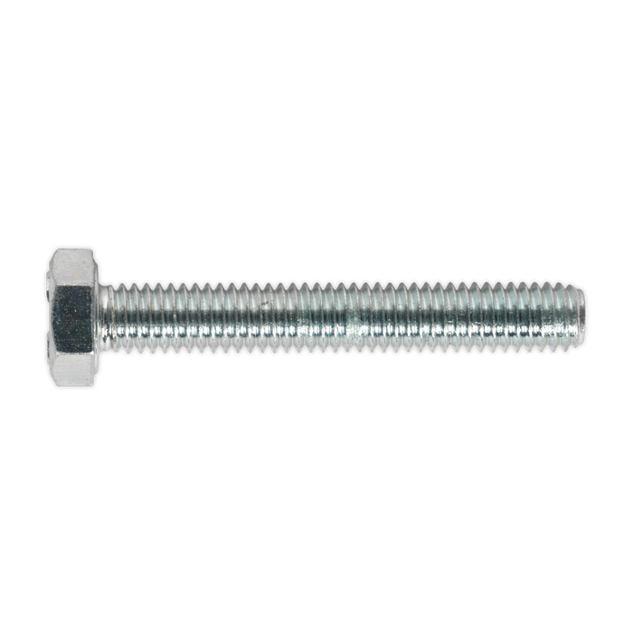 8.8 Zinc Plated HT Setscrew M6 x 40mm, DIN 933 - Pack of 50 | SS640