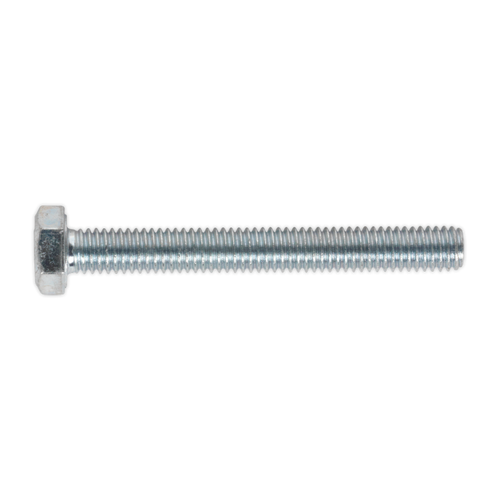 8.8 Zinc Plated HT Setscrew M6 x 50mm, DIN 933 - Pack of 50 | SS650