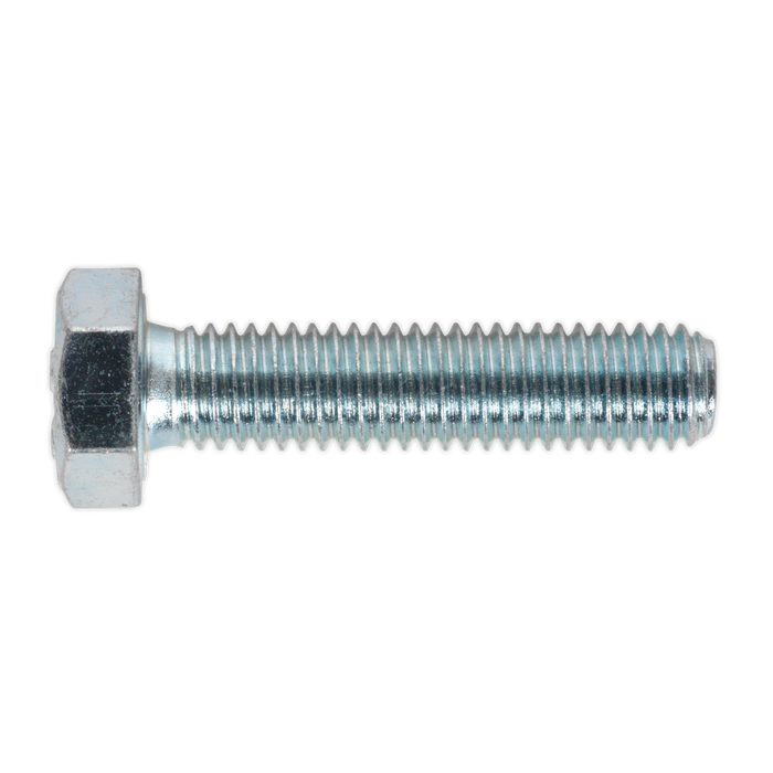 8.8 Zinc Plated HT Setscrew M8 x 35mm, DIN 933 - Pack of 50 | SS835