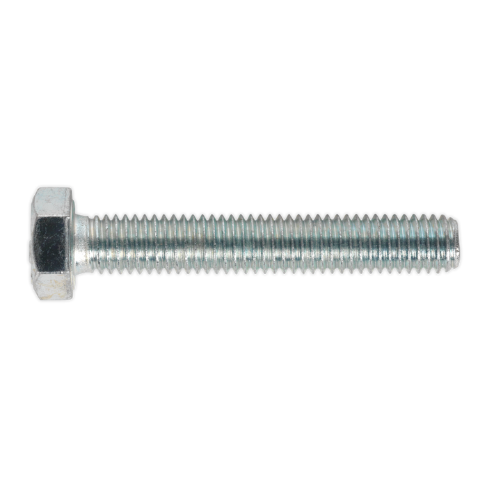 8.8 Zinc Plated HT Setscrew M8 x 50mm, DIN 933 - Pack of 50 | SS850
