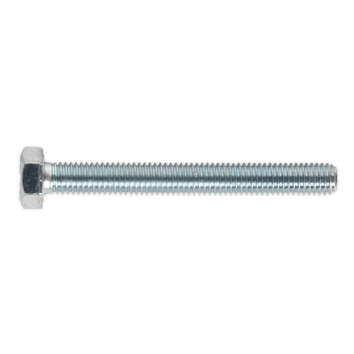 8.8 Zinc Plated HT Setscrew M8 x 70mm, DIN 933 - Pack of 25 | SS870
