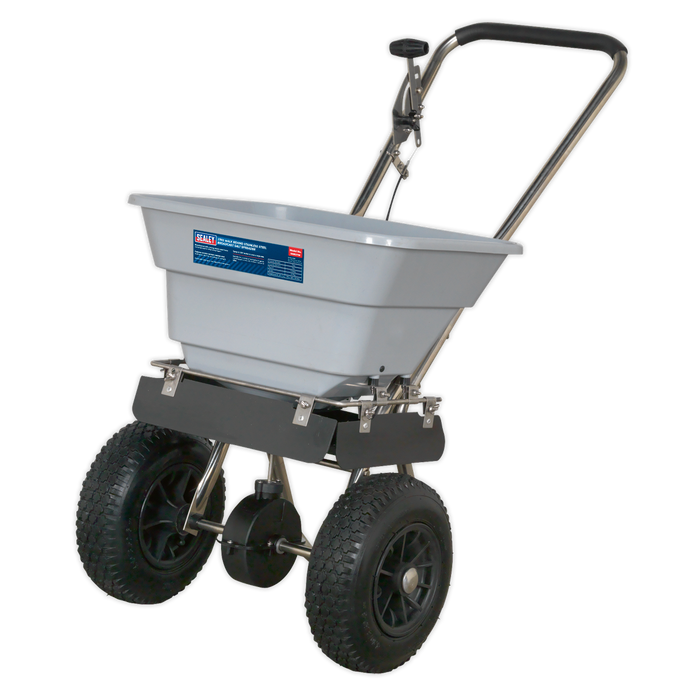 Stainless Steel Broadcast Salt Spreader 37kg Walk Behind | SSB37W