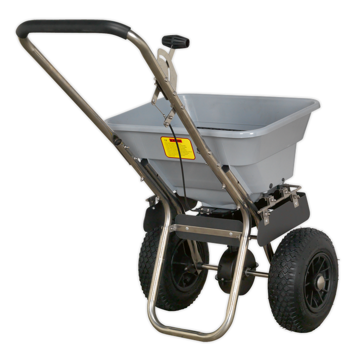 Stainless Steel Broadcast Salt Spreader 37kg Walk Behind | SSB37W