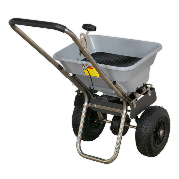 Stainless Steel Broadcast Salt Spreader 37kg Walk Behind | SSB37W