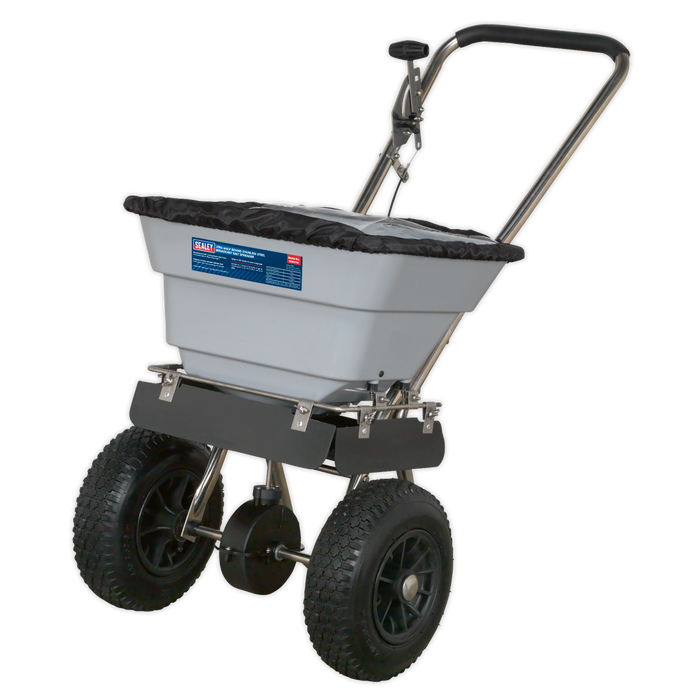 Stainless Steel Broadcast Salt Spreader 37kg Walk Behind | SSB37W