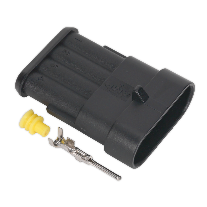 4-Way Superseal Male Connector - Pack of 3 | SSC4M