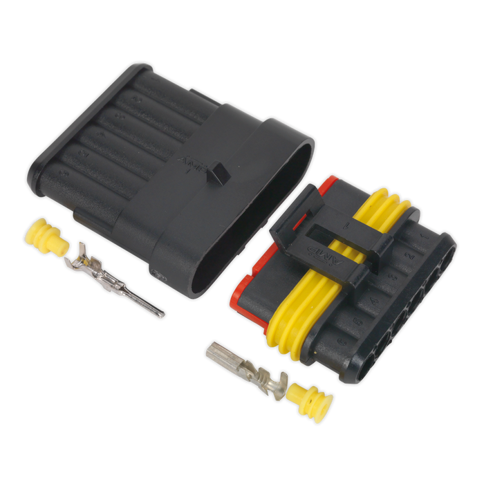 6-Way Superseal Male & Female Connector | SSC6MF