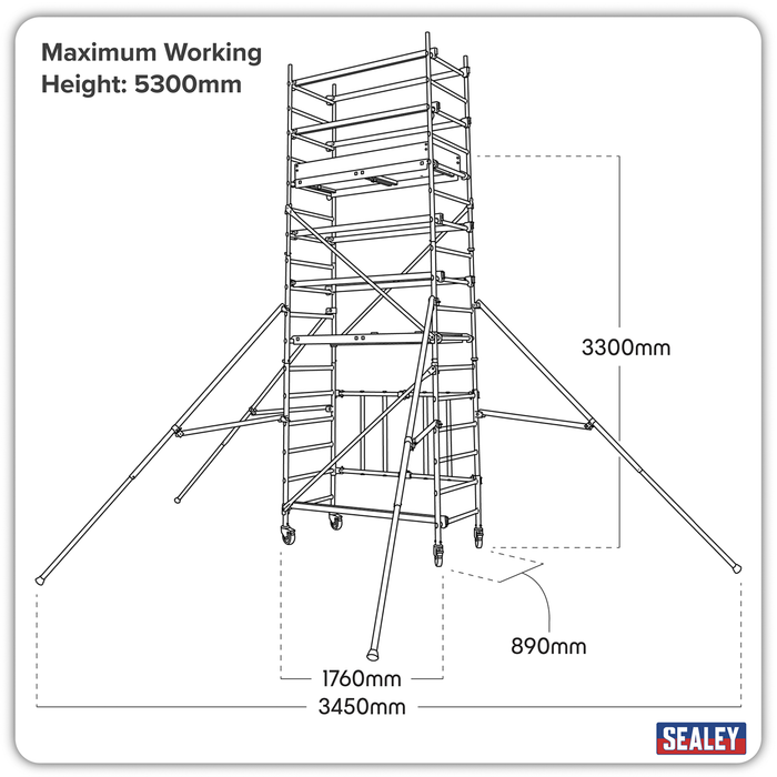 Platform Scaffold Tower Extension Pack 3 EN 1004-1 | SSCL3