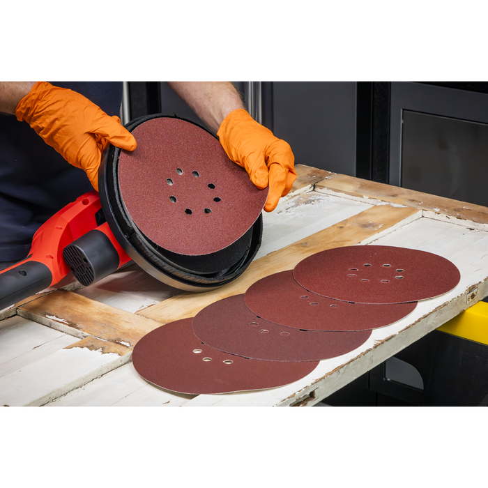 225mm Hook-and-Loop Sanding Disc Set 5pc | SSD05
