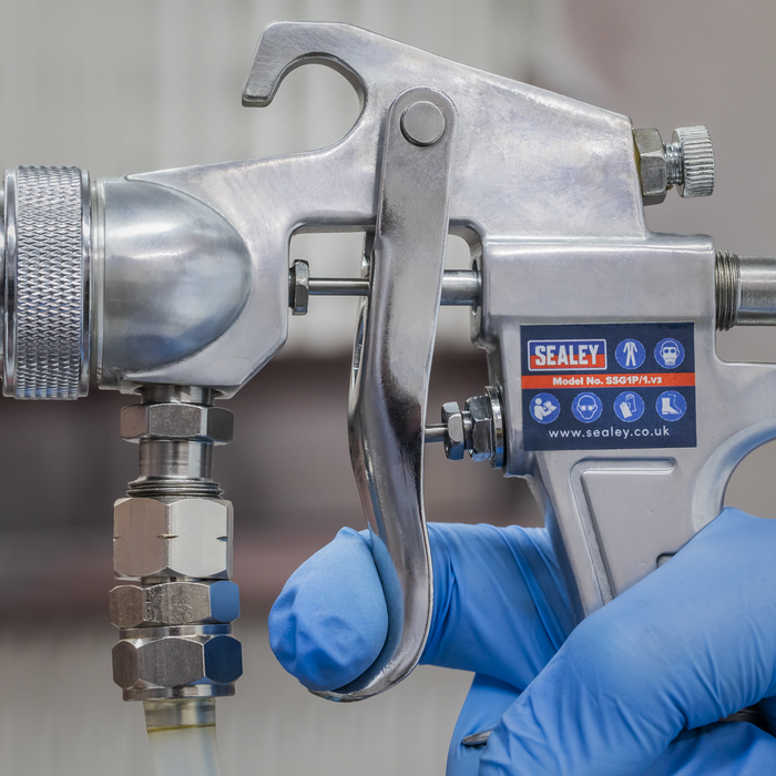 Pressure Pot System with Spray Gun & Hoses 1.8mm Set-Up | SSG1P