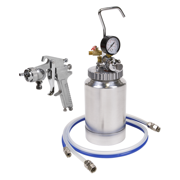 Pressure Pot System with Spray Gun & Hoses 1.8mm Set-Up | SSG1P