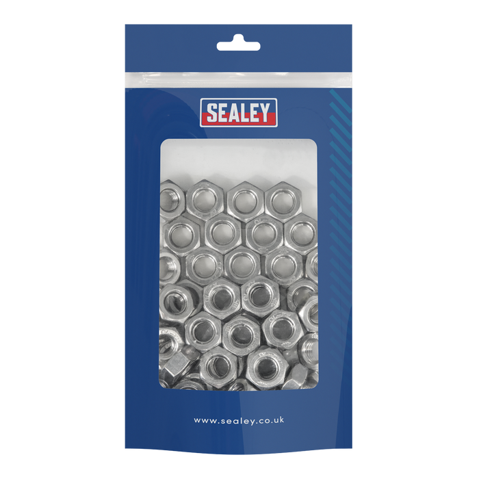 Stainless Steel Nut M10 A2, DIN 934 - Pack of 50 | SSN10