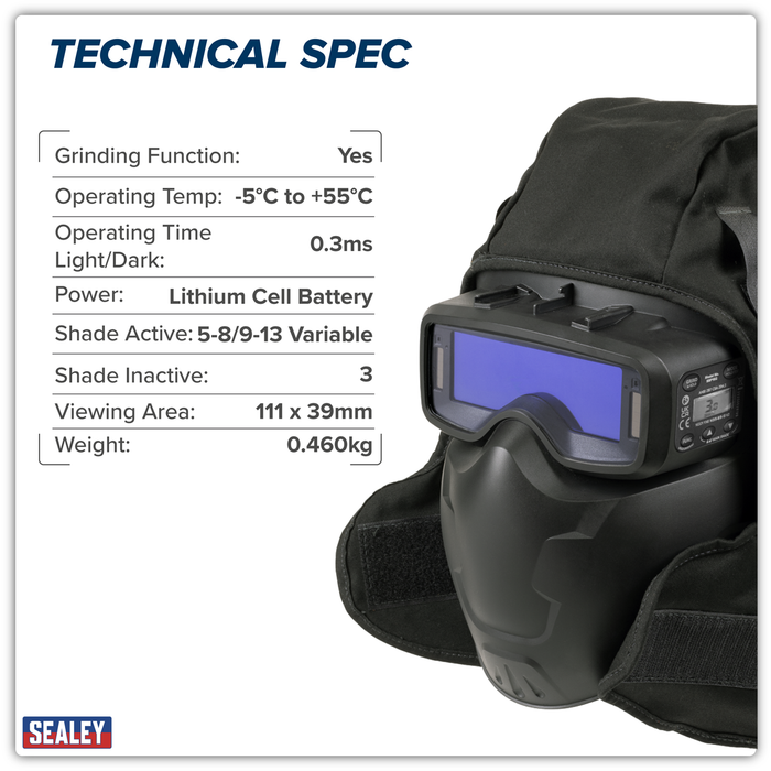 Auto Darkening Welding Goggles Shade 9-13 | SSP102