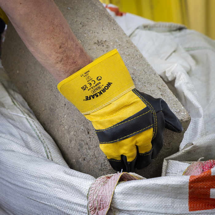 Worksafe® Rigger's Gloves with Hide Palm - Pair | SSP13