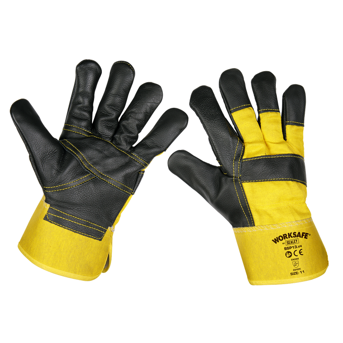 Worksafe® Rigger's Gloves with Hide Palm - Pair | SSP13
