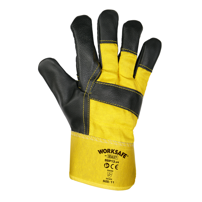 Worksafe® Rigger's Gloves with Hide Palm - Pair | SSP13