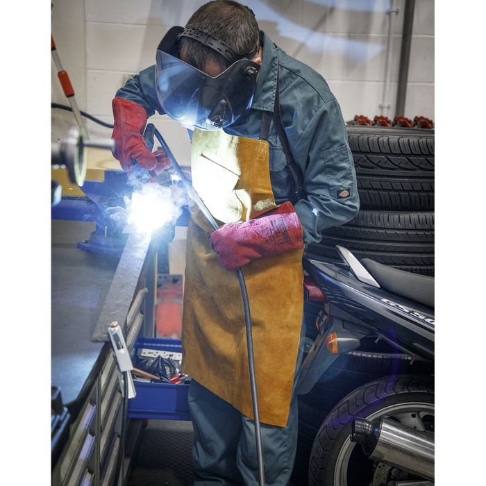 Worksafe Heavy-Duty Leather Welding Apron | SSP146