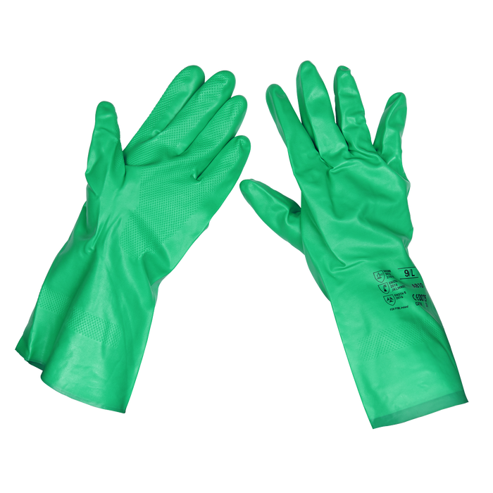 Cuffed Nitrile Gauntlets 330mm - Pair | SSP34