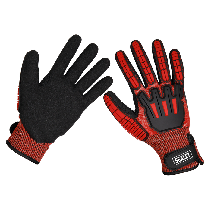 Cut & Impact Resistant Gloves, Large - Pair | SSP38L