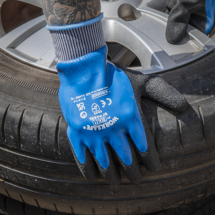 Worksafe® Waterproof Latex Gloves, X-Large - Pack of 6 Pairs | SSP49XL/6