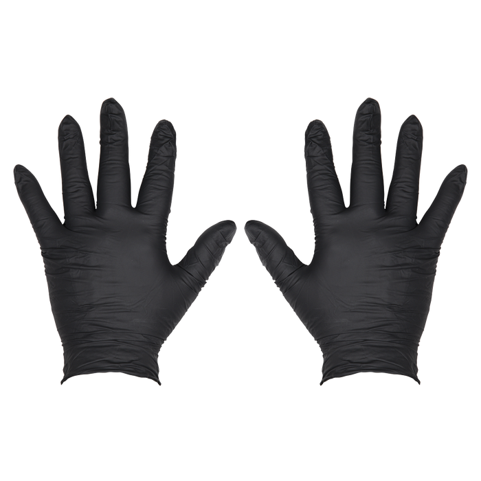 Extra-Thick Powder-Free Disposable Nitrile Gloves, Large - Pack of 100 | SSP60L