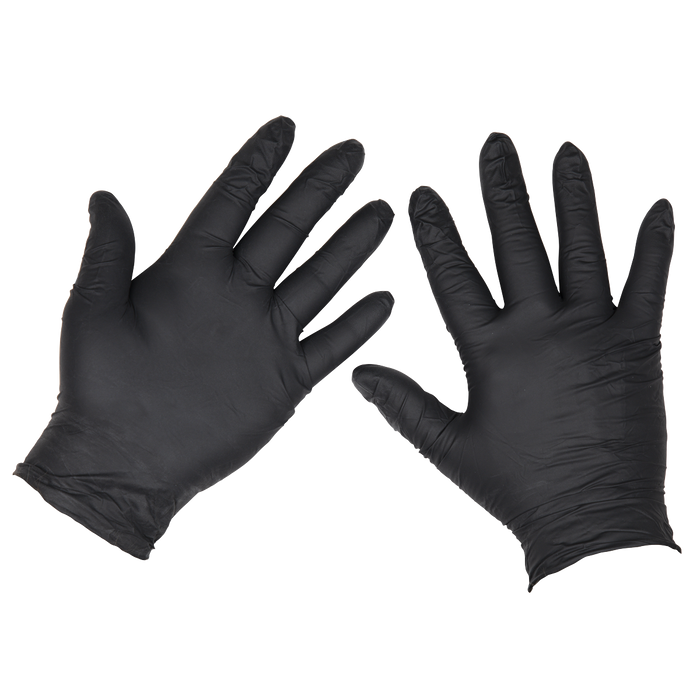 Extra-Thick Powder-Free Disposable Nitrile Gloves, X-Large - Pack of 100 | SSP60XL