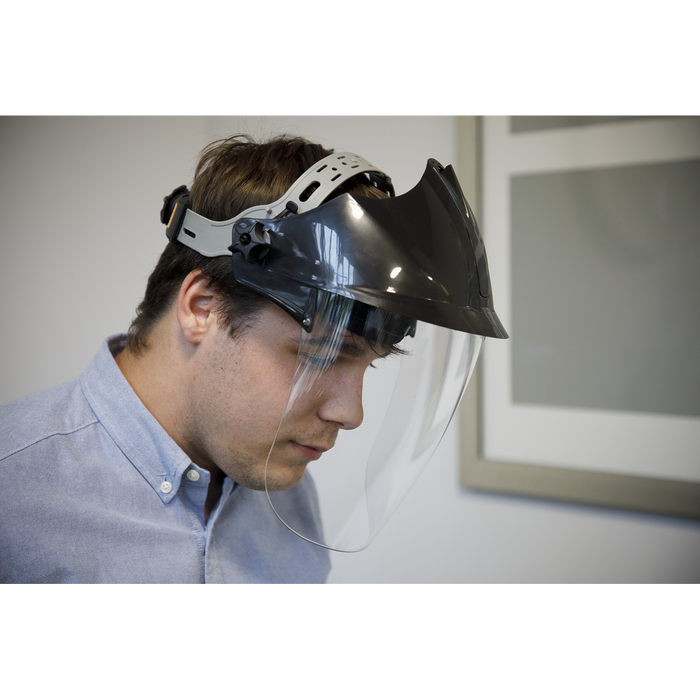 Worksafe® Deluxe Brow Guard with Aspherical Polycarbonate Full Face Shield | SSP78