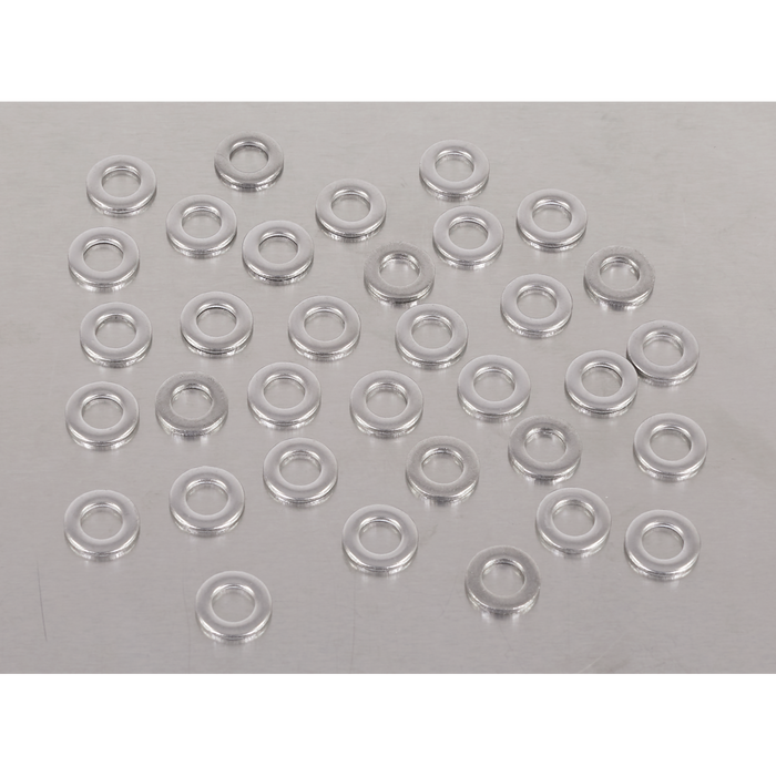 Flat Washer Stainless Steel M6, DIN 125 - Pack of 100 | SSW6